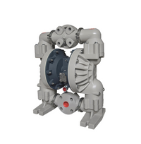 N6661T3-344-C 1.5" Polypropylene / PTFE Non Metallic Diaphragm Pump