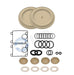 I637375-AAA Repair Kit That Fits for ARO® PUMP