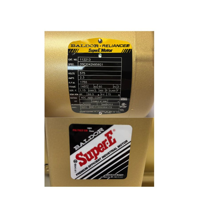 Baldor Super-E Motor 2 HP