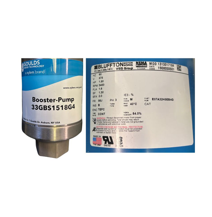 Goulds Booster Pump 33GBS1518G4