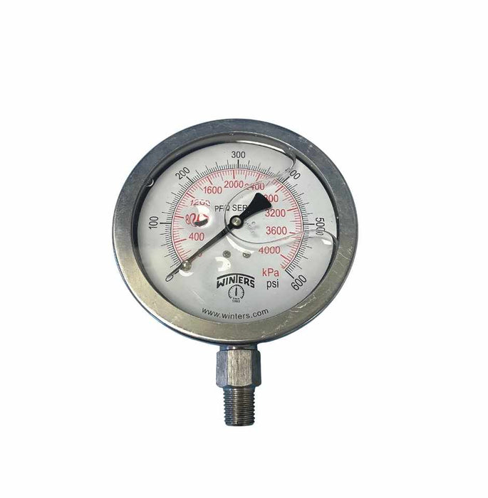 Winters Pressure Gauge 4 inch 600 psi