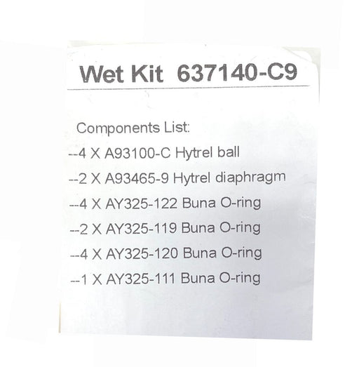 Repair Kit 637140-C9 for Diaphragm Pump